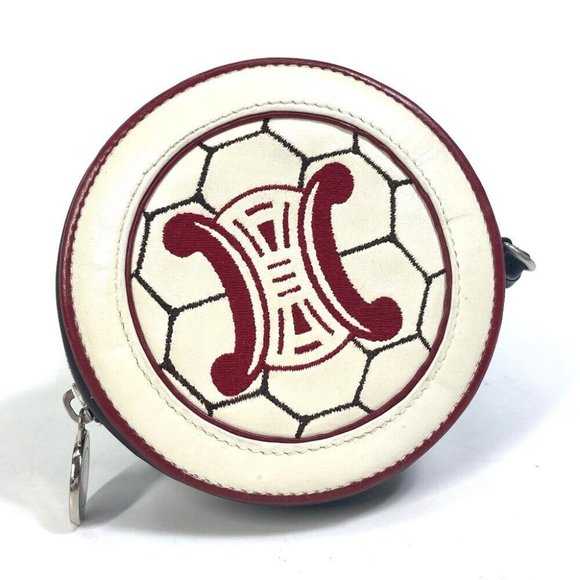 CELINE Wallet Coin Compartment FIFA 2002 soccer ball coin purse - Picture 1 of 10